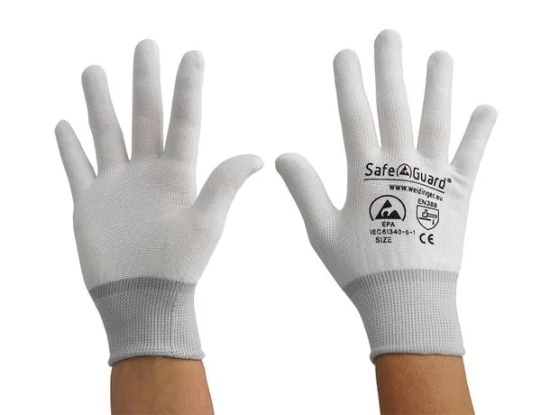 Gants ESD | sans enduction (blanc), image 5