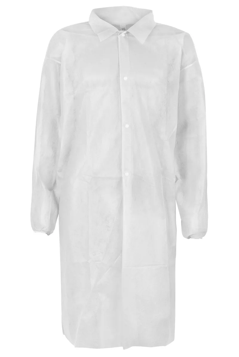 Camice monouso ESD / PP - bianco, immagine 2