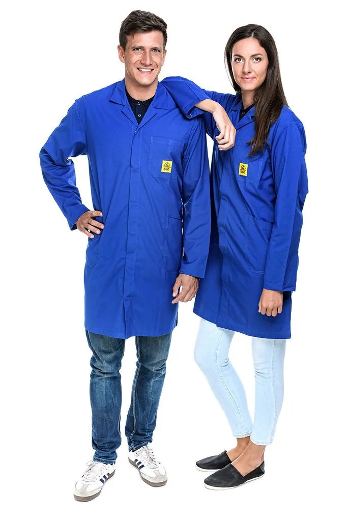 Bata ESD “pro Line” 146 g/m² | azul, imagen 5