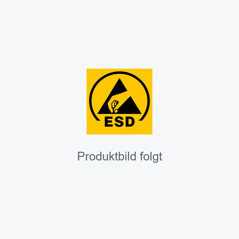 ESD-Handschuh, grau, beschichtete Handflächen, Nylon/Carbon