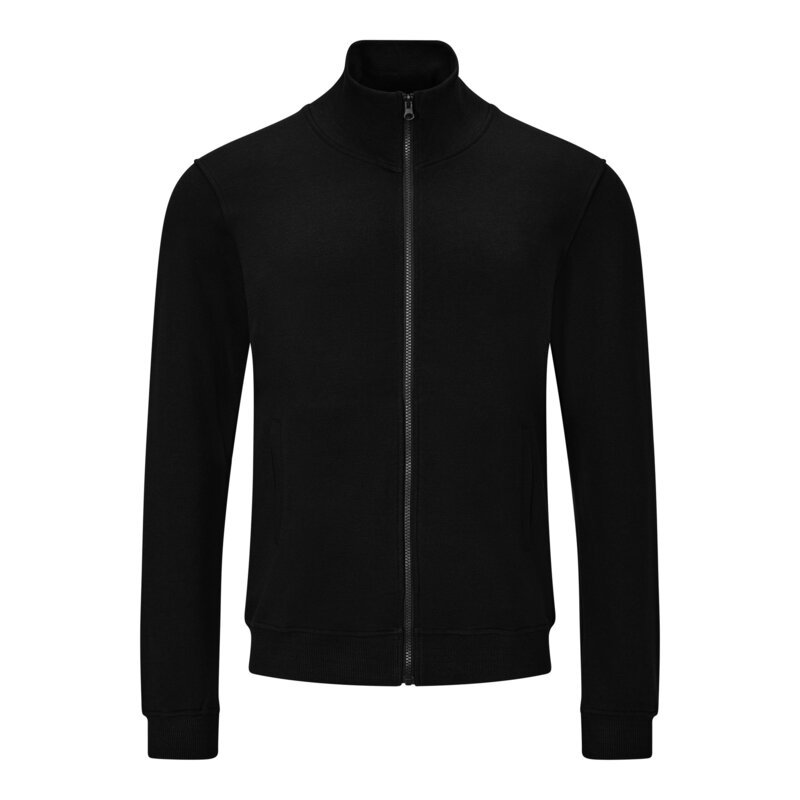ESD-Sweatjacke 300 g/m² mit Zip, schwarz