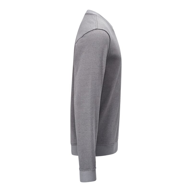 Felpa ESD 300 g/m², scollo a V, grigia